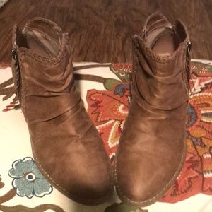 Brown leather Ankle boots